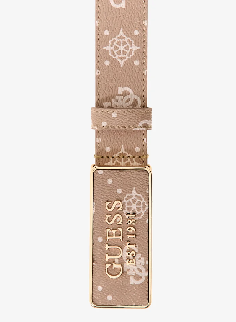 GUESS  Carrie Logo Non Reversible Belt for Women | Best Price UAE